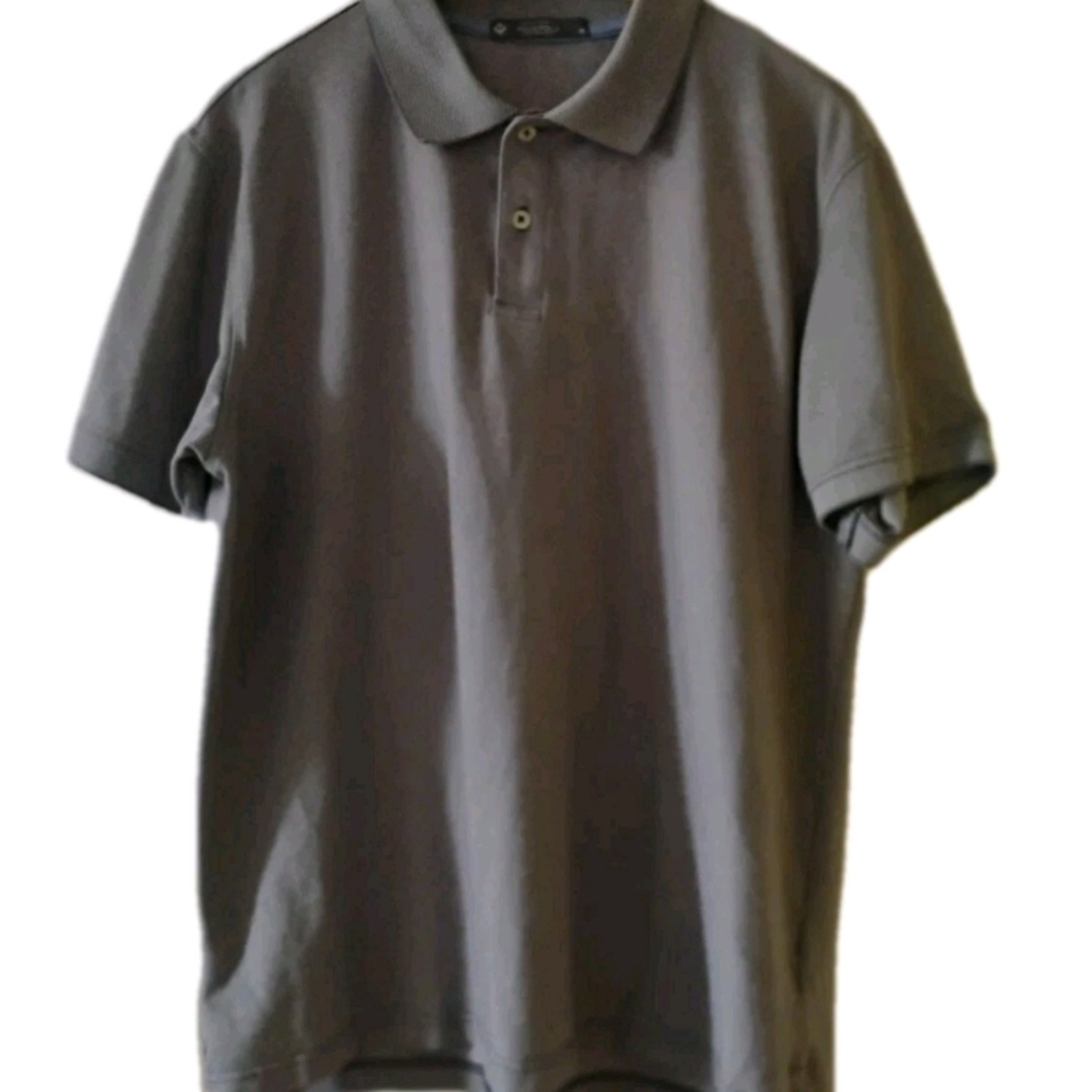 Classic Men's Short-Sleeve Polo in Charcoal